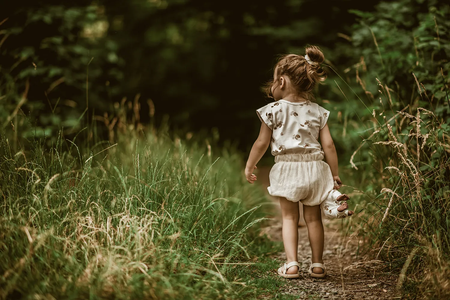 Kurze Hosen, Zurück, Person, Kleid, Kind